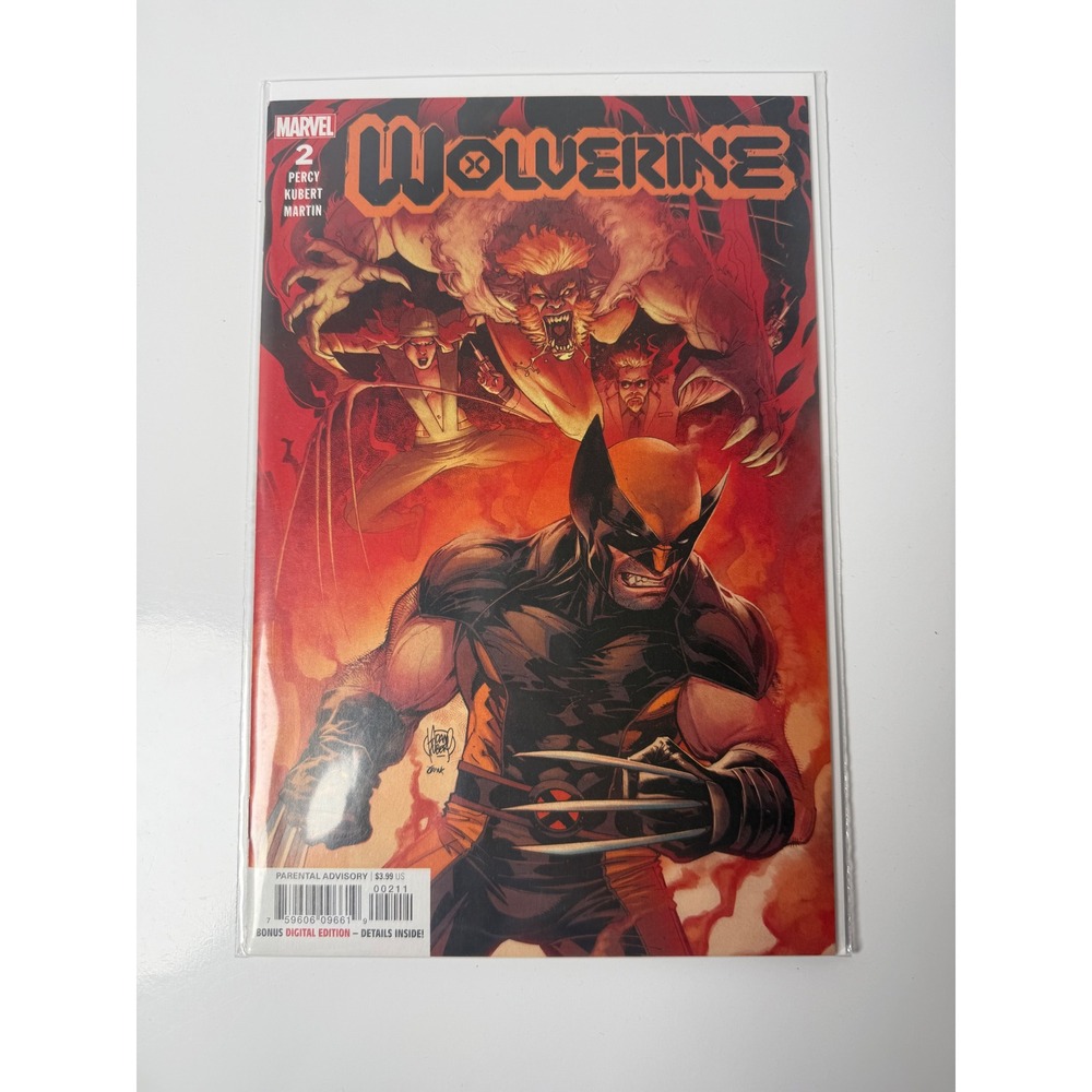 Wolverine #2 Marvel Comics 2020 Adam Kubert Cover Benjamin Percy Dawn of X Logan